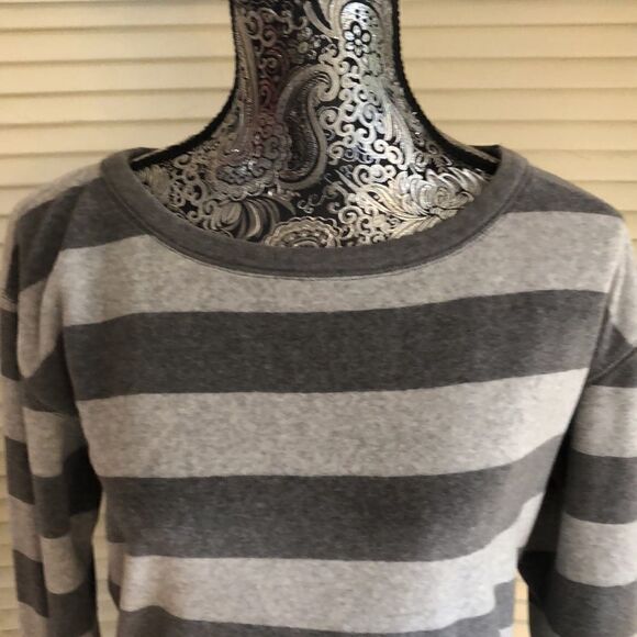 SOFT Terry Fleece Tunic Length Sweatshirt by Juicy Couture. - Picture 5 of 15